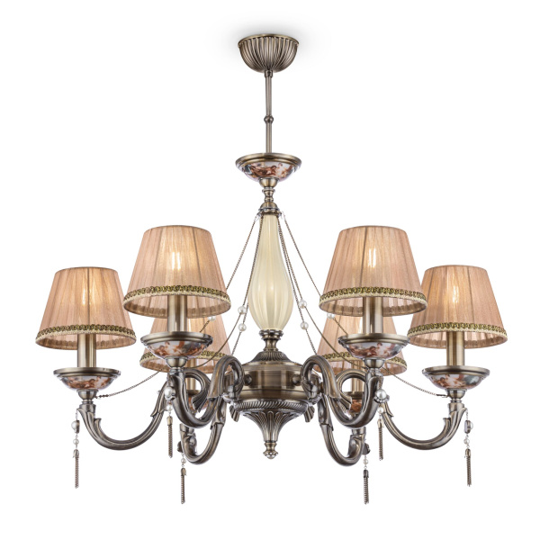 Люстра 6*E14 40Вт Бронза IP20 Demitas RC024-PL-06-R Maytoni