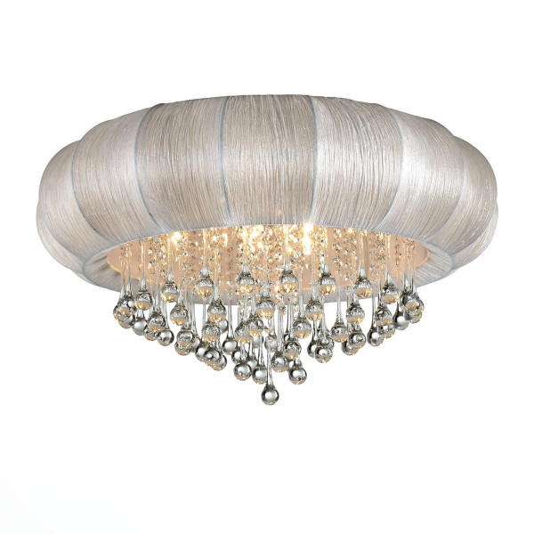 Люстра потолочная Хром/Белый, Прозрачный E14 8*40Вт SL350.152.08 ST LUCE