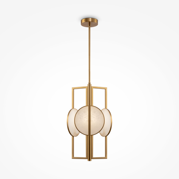 Подвесной светильник 3*E14 40Вт Золото IP20 Marmo MOD099PL-03G Maytoni