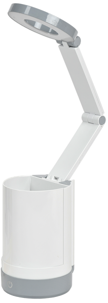 LIGHTING Светильник светодиодный настольный 2012 5Вт пантограф с карманом белый IEK