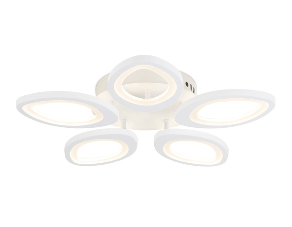 Потолочный светодиодный светильник с пультом FA4492/5 WH белый 4200K/3000K/6400K 63W D520*85 (ПДУ ИК) Ambrella Light