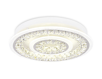 Потолочный светодиодный светильник с пультом FA154 WH белый 114W D500*90 (ПДУ РАДИО 2.4) Ambrella Light