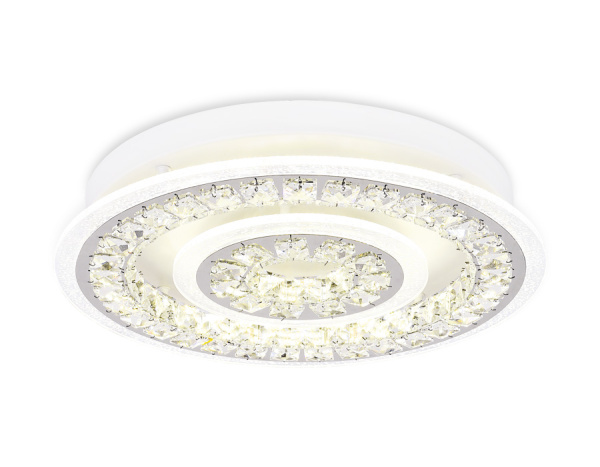 Потолочный светодиодный светильник с пультом FA154 WH белый 114W D500*90 (ПДУ РАДИО 2.4) Ambrella Light