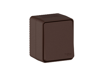 AtlasDesign PROFI IP54 О/У 1-клавишный ВЫКЛЮЧАТЕЛЬ 10 АХ, КОРИЧНЕВЫЙ Systeme Electric