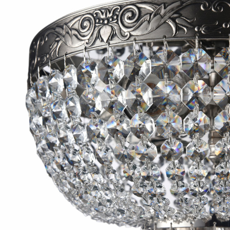 Люстра 4*E27 60Вт Никель Антик IP20 Palace DIA890-CL-04-N Maytoni