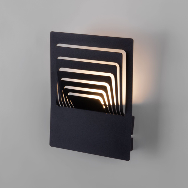 Настенный светодиодный светильник 3Вт 4000К черный IP20 Onda (a051816) Elektrostandard