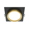 Встраиваемый светильник 1*GX53 15Вт Черный с Золотом IP20 Downlight DL086-GX53-SQ-BG Technical Maytoni