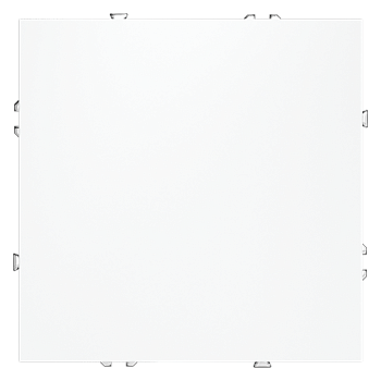 Заглушка Voltum S70 с суппортом, (белый матовый)