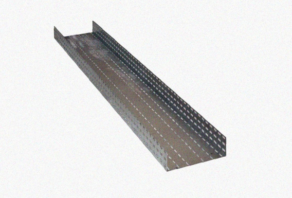 Лоток перфорированный ЛМ 300х100х2000 УТ1,5, оцинкованный лист, S0,8