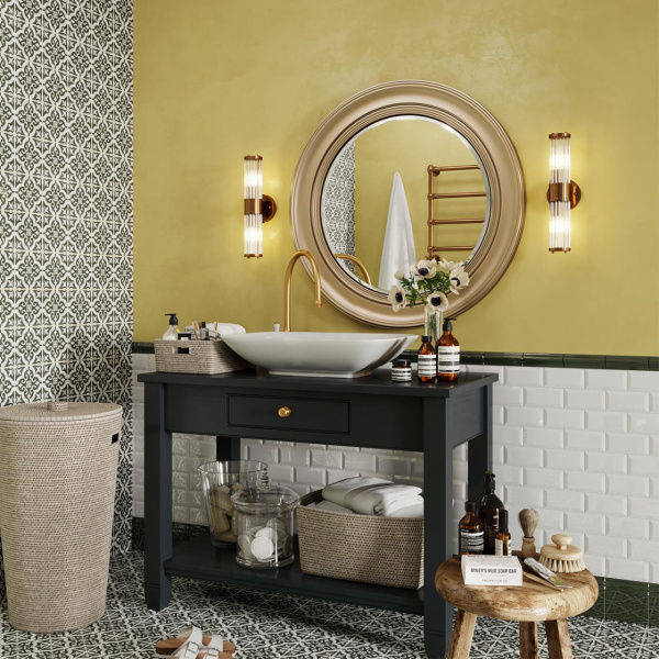 Настенный св-к E14 1*40W IP44 KEPA бронзовый/прозрачный/стекло ODEON LIGHT