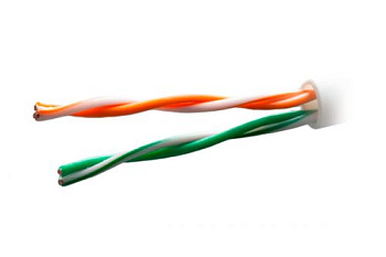 Витая пара UTP 2 пары AWG 24 Cat.5e внутренняя LSZH нг(А)-HF Сu Standard SUPRLAN