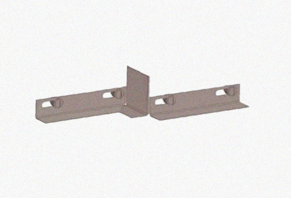 Соединитель-переходник замковый ПУгЛЗ 50х100 УТ1,5, оцинкованный лист, S1,0