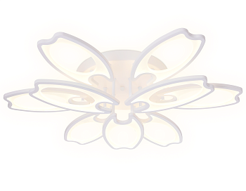 Потолочный светодиодный светильник с пультом FA579/6+3 WH белый 162W 700*640*120 (ПДУ РАДИО 2.4G) Ambrella Light