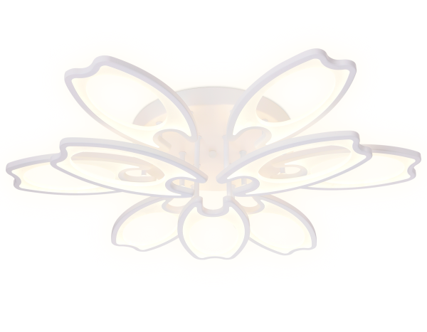 Потолочный светодиодный светильник с пультом FA579/6+3 WH белый 162W 700*640*120 (ПДУ РАДИО 2.4G) Ambrella Light