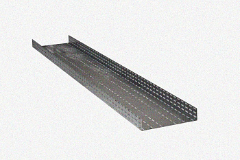 Лоток глухой ЛМГ 400х25х2000 УТ1,5, оцинкованный лист S1,5