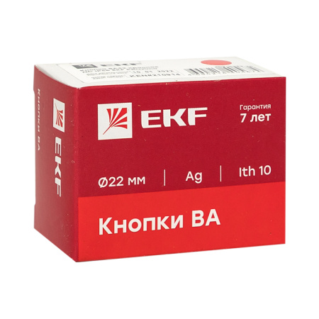 Кнопка BA42 красная NC IP65 PROxima EKF