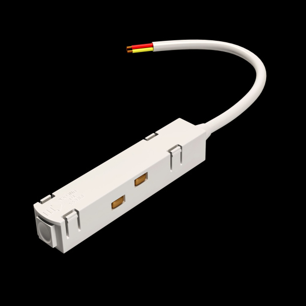 Ввод питания для магнитного шинопровода Пластик Белый TRA004B-22W Technical