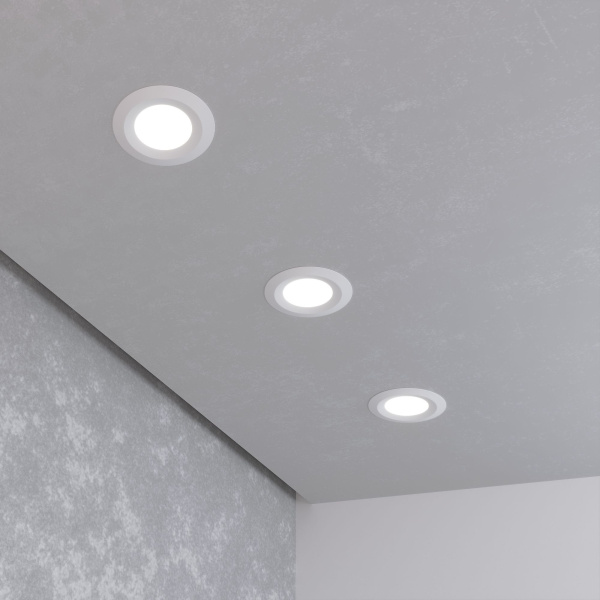 Встраиваемый точечный светильник GU10 белый IP20 (a053331) Elektrostandard