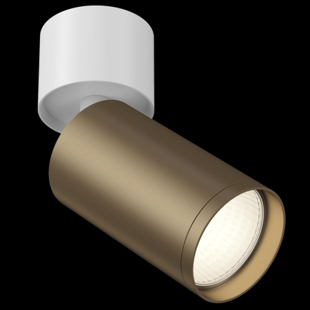 Потолочный светильник 1*GU10 10Вт Белый и Бронза матовая IP20 FOCUS S C050CL-1WBZ Technical