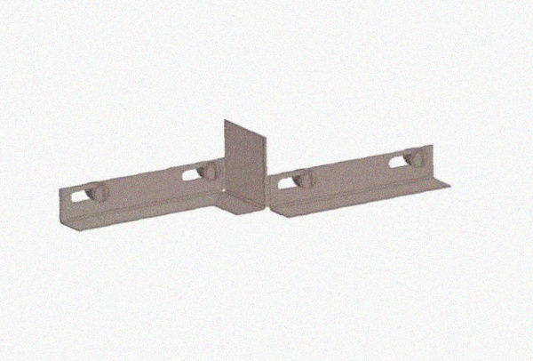 Соединитель-переходник замковый ПУгПЗ 100х80 УТ1,5, оцинкованный лист S1,0