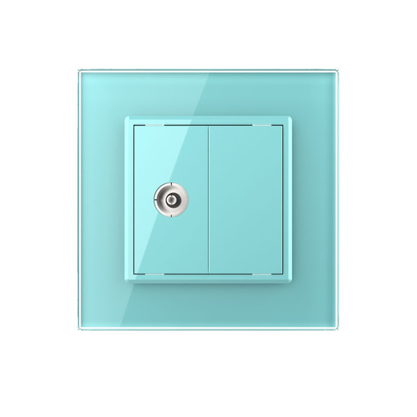 Розетка ТВ Зеленая Livolo