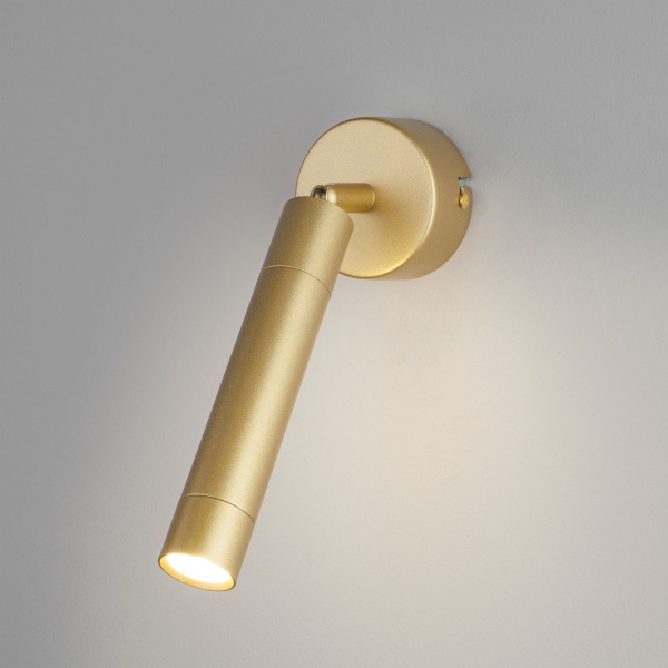 Светодиодный светильник золотой IP20 Strong (20084/1 LED матовое золото) Eurosvet