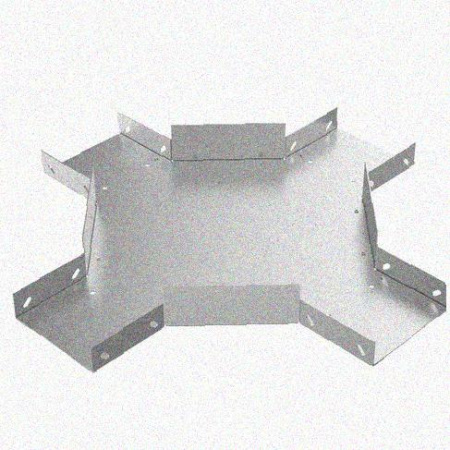 Лоток крестообразный замковый перфорированный КМЗ 200х100 УХЛ1, оцинкованный лист, S1,5