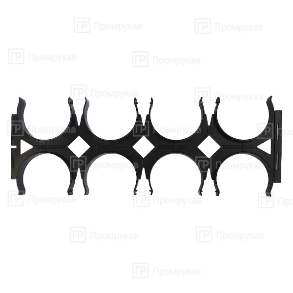 Кластер четверной, двухсторонний для двустенных труб d90 мм Промрукав