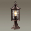 Ландшафтный св-к на столб E27 1*60W IP44 MAVRET темно-коричневый/стекло ODEON LIGHT