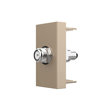 Спутниковая SAT-розетка золотая (механизм) Livolo