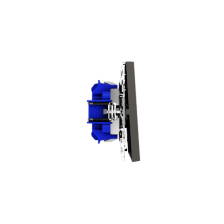 Выключатель встраиваемый Voltum S70 одноклавишный 10А, (кашемир)