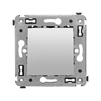 Вывод кабеля из стены "Avanti", "Закаленная сталь" DKC