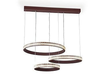 Потолочный светодиодный светильник с пультом FA6162 CF кофе 99W 720*500*900 (ПДУ РАДИО 2.4) Ambrella Light