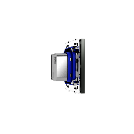 Розетка телевизионная встраиваемая Voltum S70 оконечная TV+SAT, (титан)