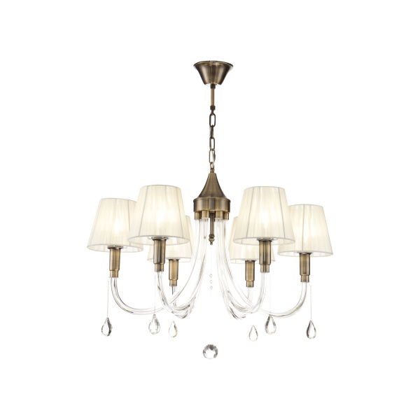 Люстра 6*E14 40Вт Бронза IP20 Betty FR2010PL-06BZ Freya