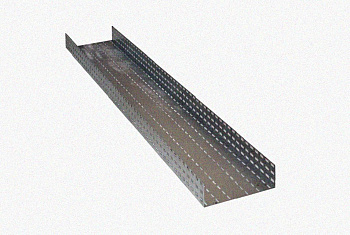 Лоток перфорированный ЛМ 100х100х3000 УХЛ1, оцинкованный лист, S1,2