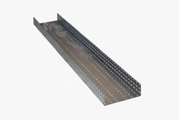 Лоток перфорированный ЛМ 100х100х3000 УХЛ1, оцинкованный лист, S1,2