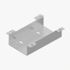 Соединитель нижний У1102 100х50х1,5 УТ1,5 с метизами, оцинкованный лист, S1,5