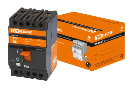 Выключатель автоматический ВА МОД ВА88-32 3П 125А 25кА TDM