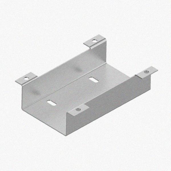 Соединитель нижний У1102 100х50х1,5 УТ1,5 с метизами, оцинкованный лист, S1,5