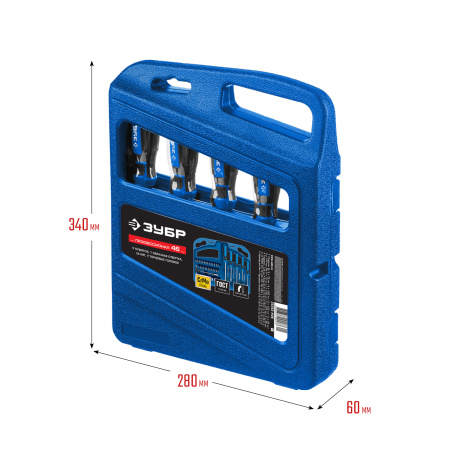 Профессионал-46 набор отверток с насадками 46 шт ЗУБР