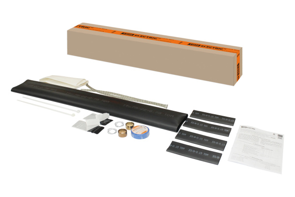 Муфта кабельная термоусаживаемая соединительная 70-120 кв.мм, 1кВ, ПВХ/СПЭ с броней, без гильз 4ПСтБ