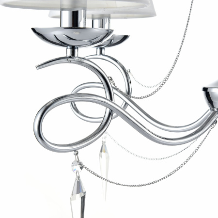 Люстра 5*E14 40Вт Хром IP20 Haley FR2909-PL-05-CH Freya