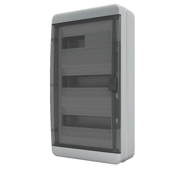 Щит навесной ЩРН-П 36 мод. черная крышка IP65 BNK 65-36-1 Tekfor