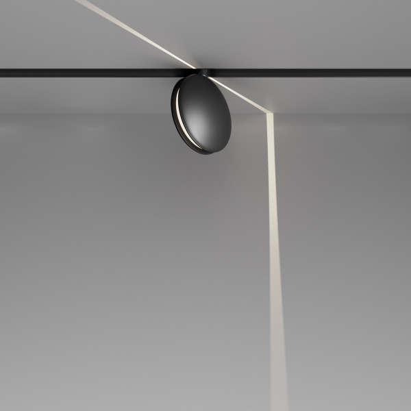 Трековый светильник LED 6Вт Черный IP20 Magnetic track system Exility TR090-2-6W4K-B Technical Maytoni