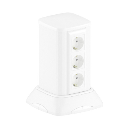 Миниколонна алюминиевая, 0.25м, цвет белый DKC