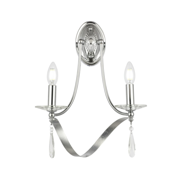 Светильник настенный Хром E14 2*40Вт SLE120201-02 EVOLUCE