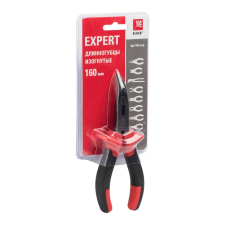 Длинногубцы изогнутые Expert 160 мм PROxima EKF