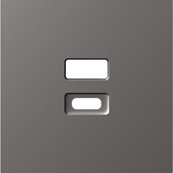 Donel A07 матовый титан накладка для розеток USB, серия DB