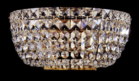 Бра 2*E14 60Вт Золото Антик IP20 Basfor DIA100-WL-02-G Maytoni